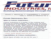 Tablet Screenshot of futureind.com